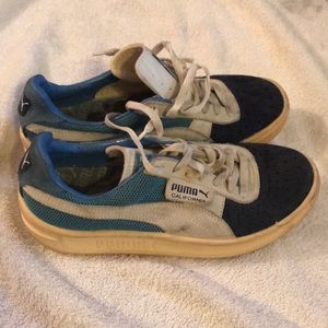 Vintage Baby Blue Puma California